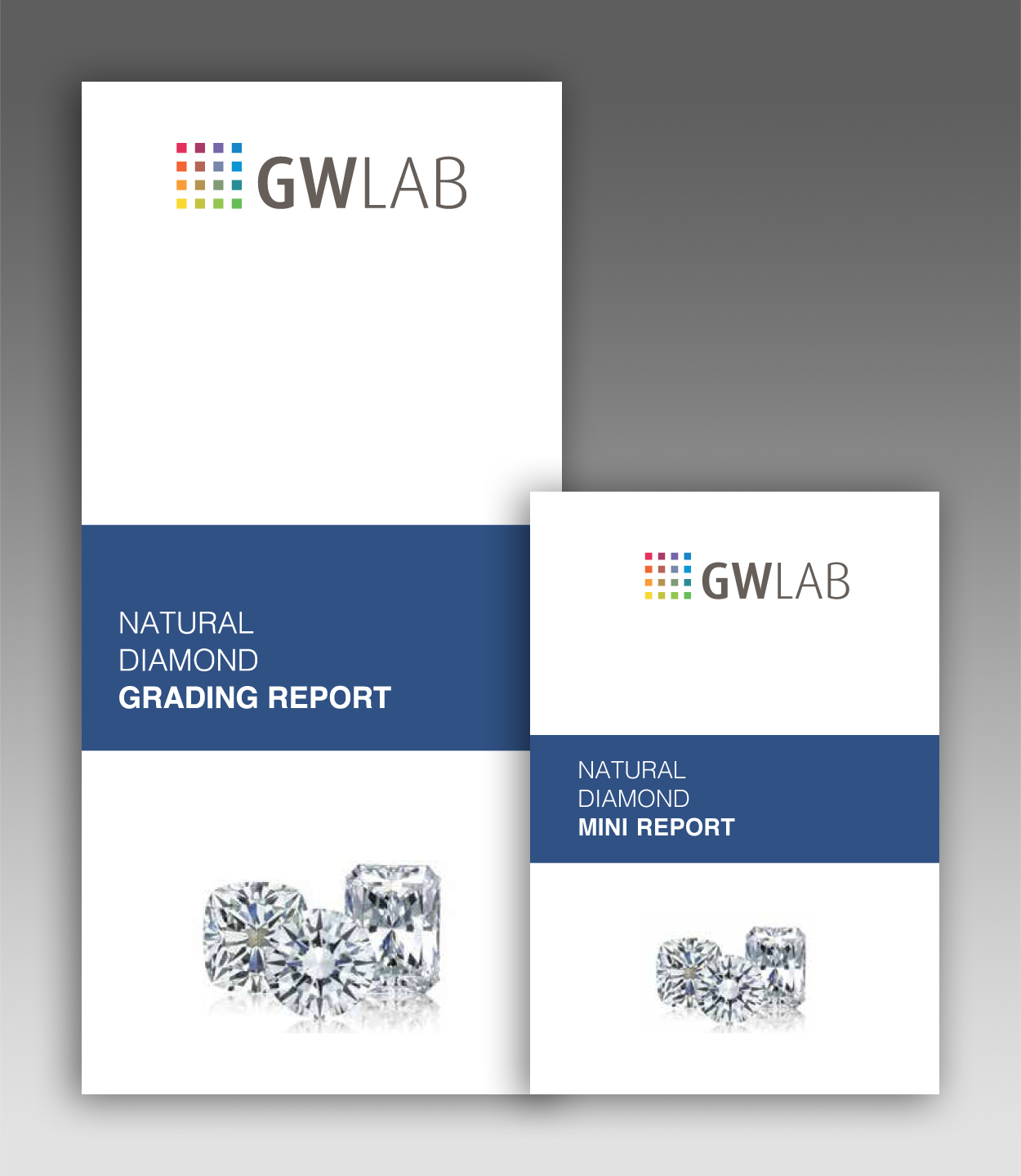 GWLAB Natural Diamond Grading Report - Outer Cover
